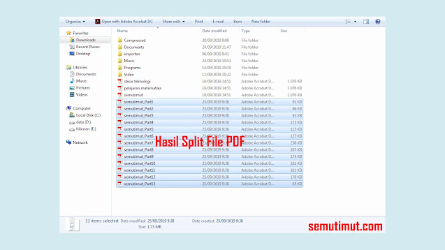 Cara Memisahkan File PDF Offline