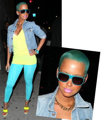 amber rose with hair pictures. Amber amber rose with hair