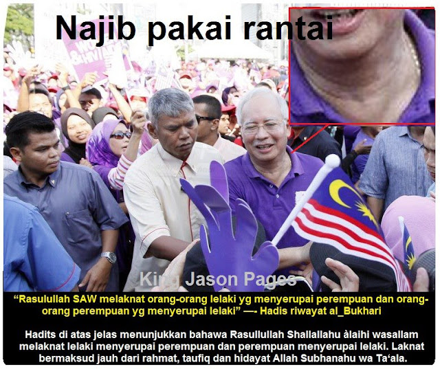Kantoi!! Ulama 7 Dosa Sekali lagi memakai rantai leher 