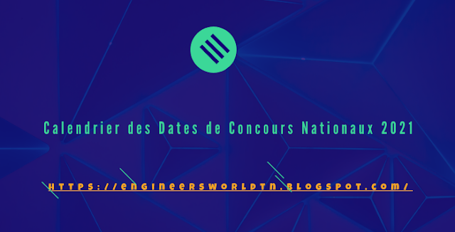 Calendrier des Dates de Concours Nationaux 2021