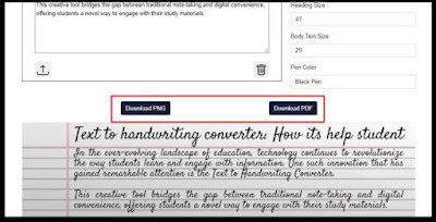Text to handwriting converter
