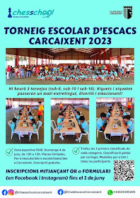 Carcaixent 2023, Torneo Escolar de Ajedrez