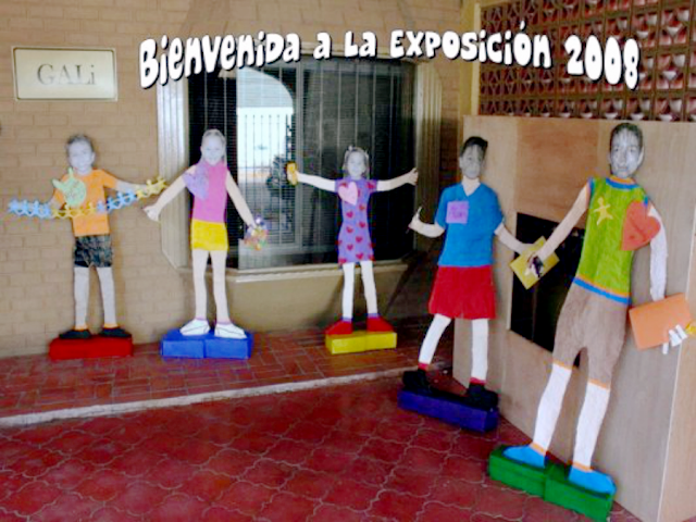 foto bienvenida a la exposición 2008