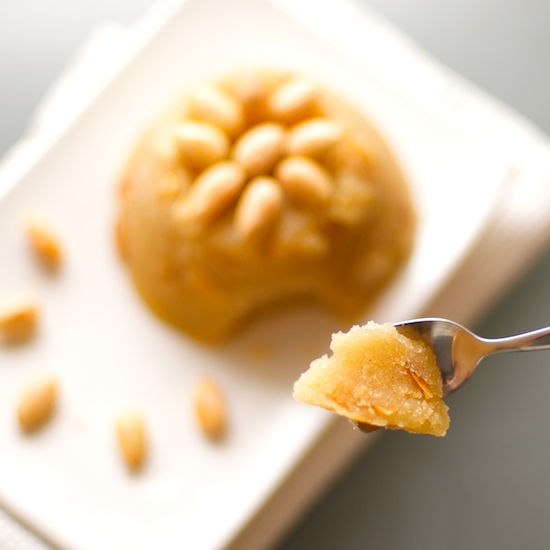 Greek semolina halva