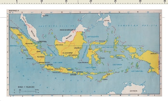 Gambar Peta Indonesia Ukuran A4 - Koleksi Gambar HD