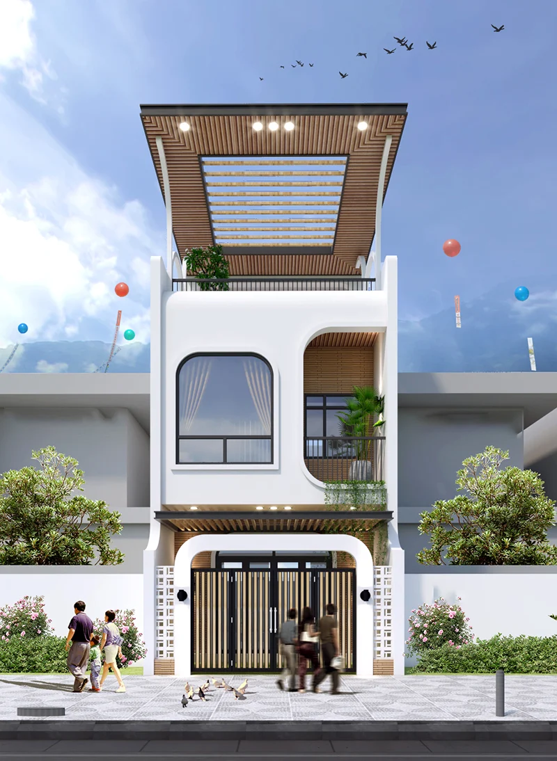 Mẫu nhà ống hiện đại