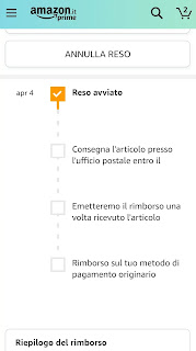Fare Reso Amazon da App Amazon Shopping - 17
