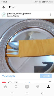 Events-Napkins and Table settings