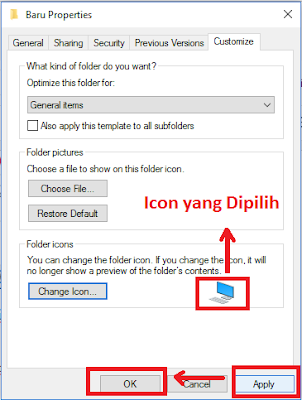 Cara Mudah Merubah Icon Folder Pada Windows