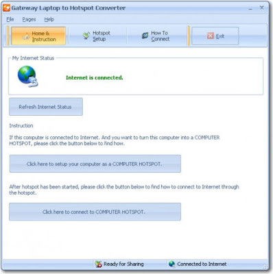 Gateway Laptop to Hotspot Converter v2.8