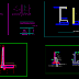 ملف أوتوكاد للحوائط الساندة - dwg (Retaining walls(