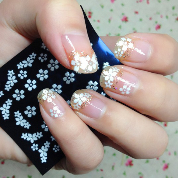 DIY Home made nail art stickers