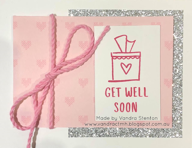 #CTMHVandra, #ctmh, #ctmhcrafton, get well, Colour Dare Challenge, animals, Australian, thank you, shimmer trim, twine, glitter, 