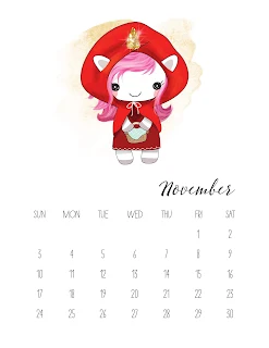 Unicornios Pop: Calendario 2019 para Imprimir Gratis.