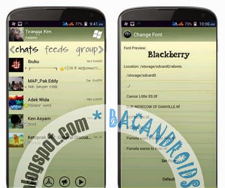 download BBM2 Mod WP Ganti Font Manual(Multi Pin)