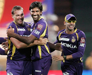 KKR IPL 5 Winners, Gautam Gambhir,Kallis,Bisla,Sunil Naraine,SRK,Celebrations,Shakib-al-hasan-Manoj-tiwary.