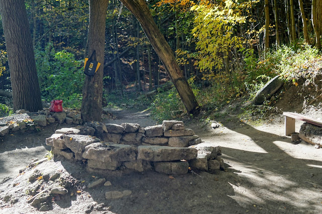 Fire pits in Warden Woods