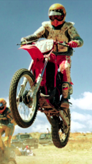 James Houston Racing Motocross at Aztec Raceway in 1986.