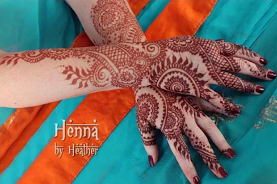 Gambar Henna Di Tangan Simple