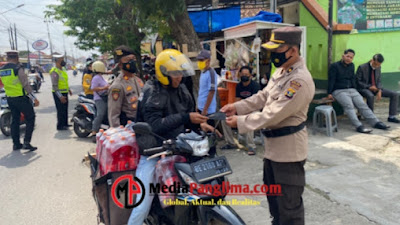 Satgas KRYD Polda Lampung Imbau Warga Patuhi Prokes