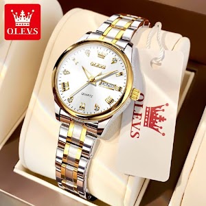 Jam Tangan Wanita OLEVS Model 5563W | Fashion Wanita | Bercahaya Luminous