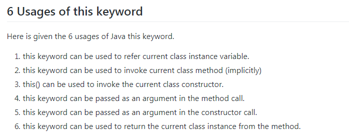 All 50 Java Keywords With Examples