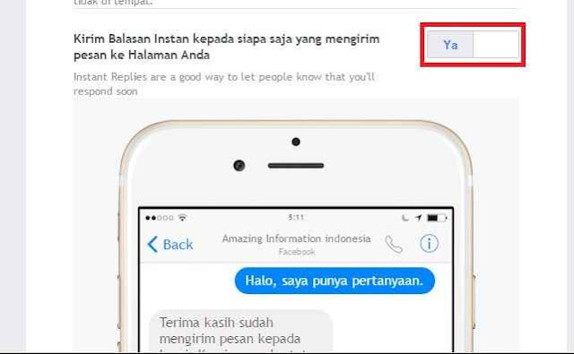 Balas Pesan Pengunjung Otomatis