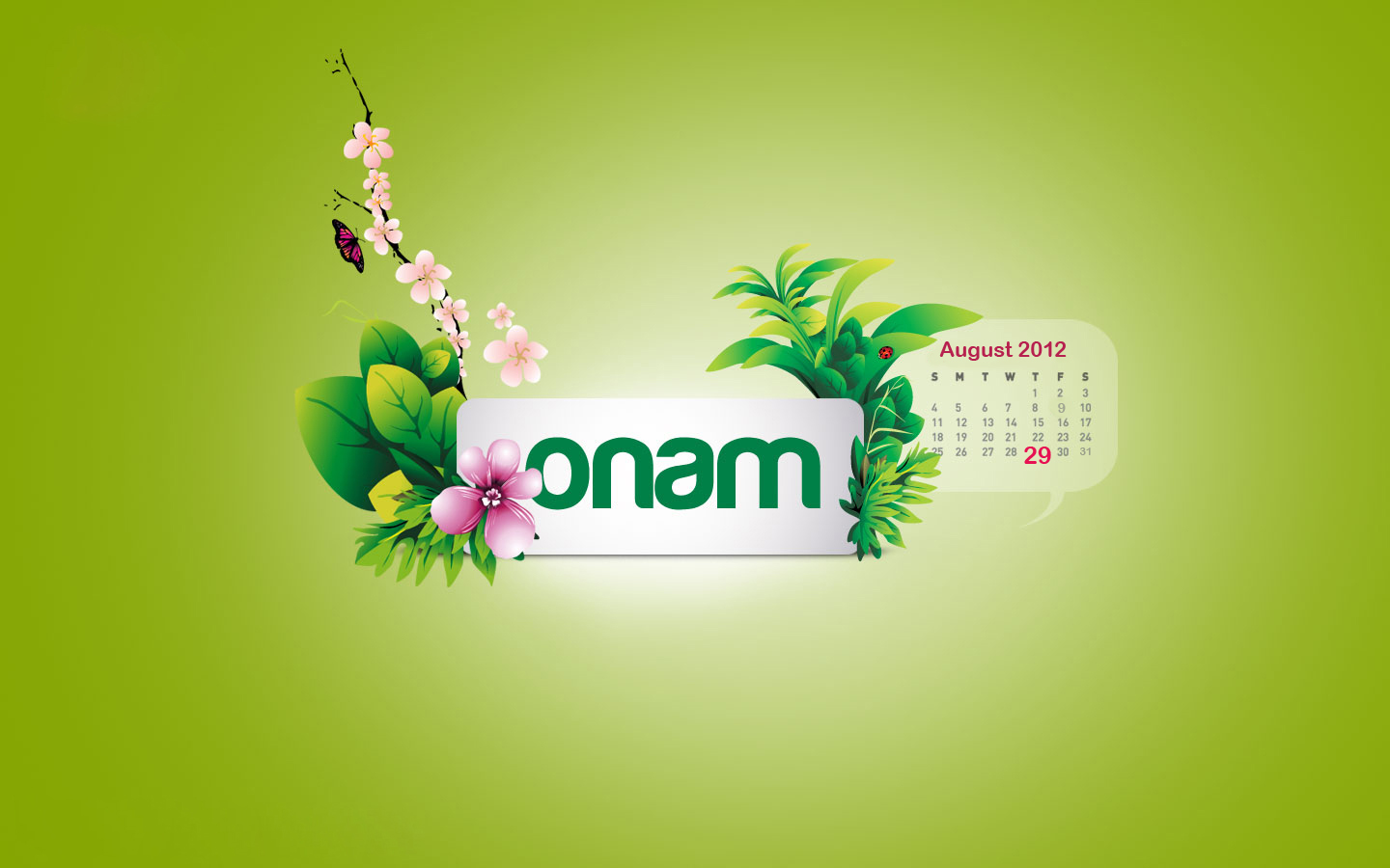 ONAM GREETINGS 2012