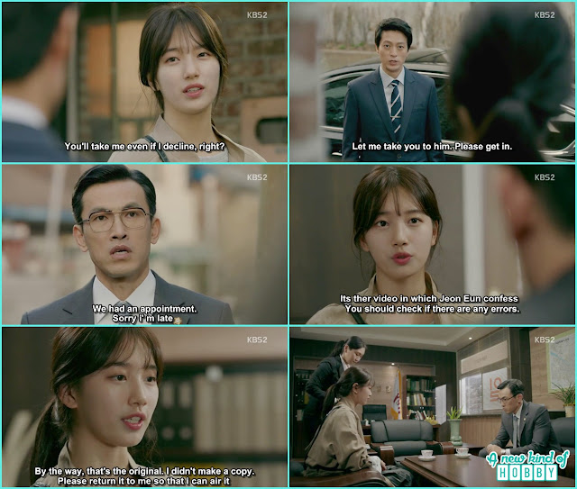 no eul gave the USB evidence to prosecutor choi  - Uncontrollably Fond - Episode 19 Review