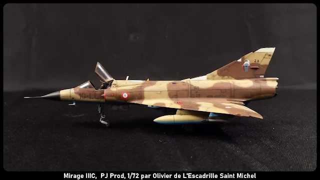 Mirage IIIC livrée Djibouti de PJ Production au 1/72