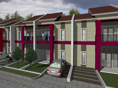 Contoh Gambar Model Desain Rumah 2 Lantai