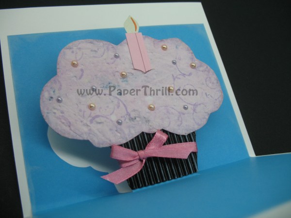This cupcake pop up card was one of the most fun card we made