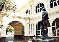 Penang Museum with statue of Francis Light