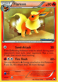 Flareon Dark Explorers Pokemon Card