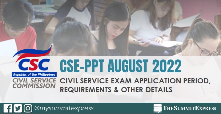 CSC opens application for August 2022 civil service exam CSE-PPT