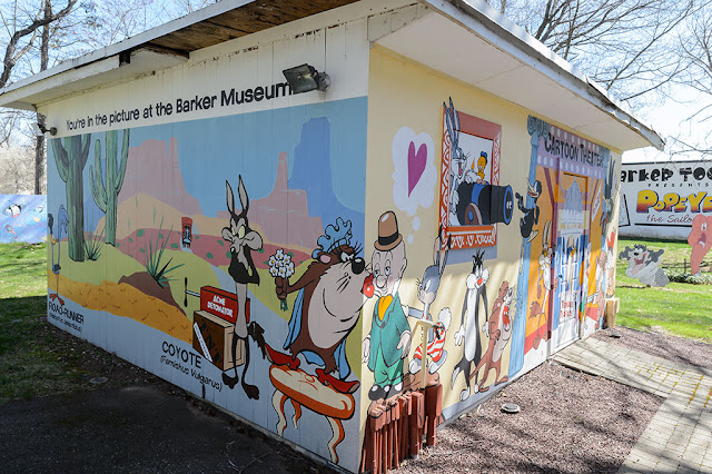 Storage building at the Barker Museum