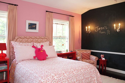 Black And Pink Bedroom Ideas