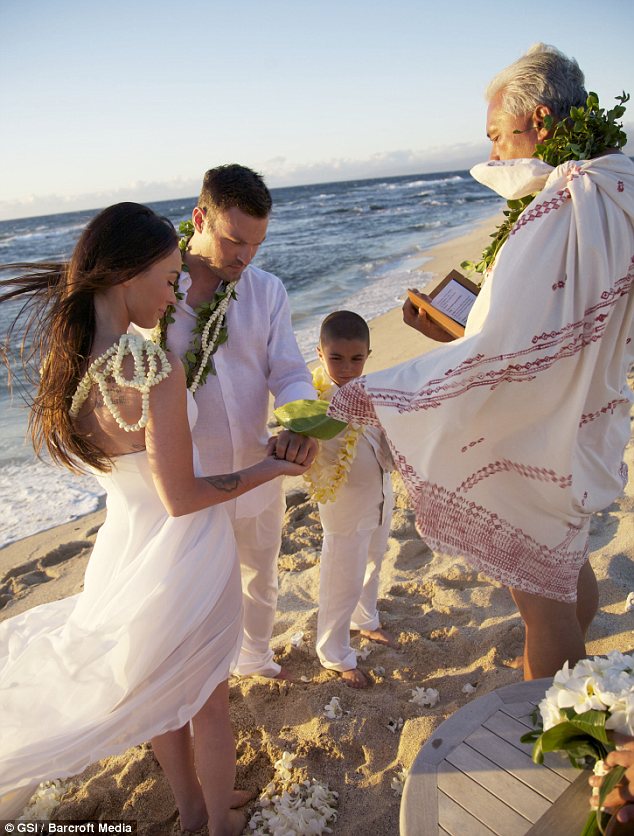 Megan Fox bridal dress photos