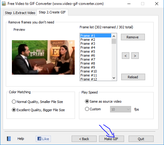 Free Video To GIF Converter