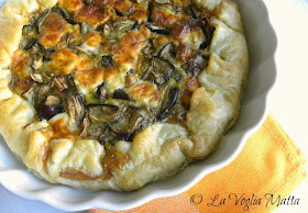 quiche di melanzane e formaggio Asiago