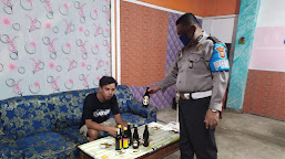 Cipkon Jelang Malam Pergantian Tahun, Polres Indramayu Kembali Amankan Puluhan Botol Miras