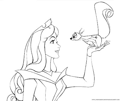 Sleeping Beauty on Princess Coloring Pages Brings You A Sleeping Beauty Coloring Page Of