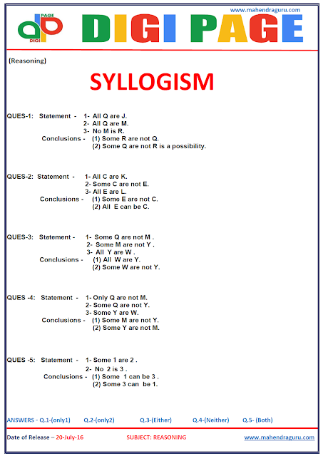 Digi Page -Syllogism