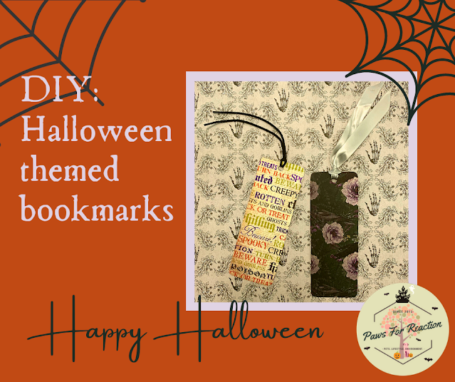 Halloween bookmarks DIY