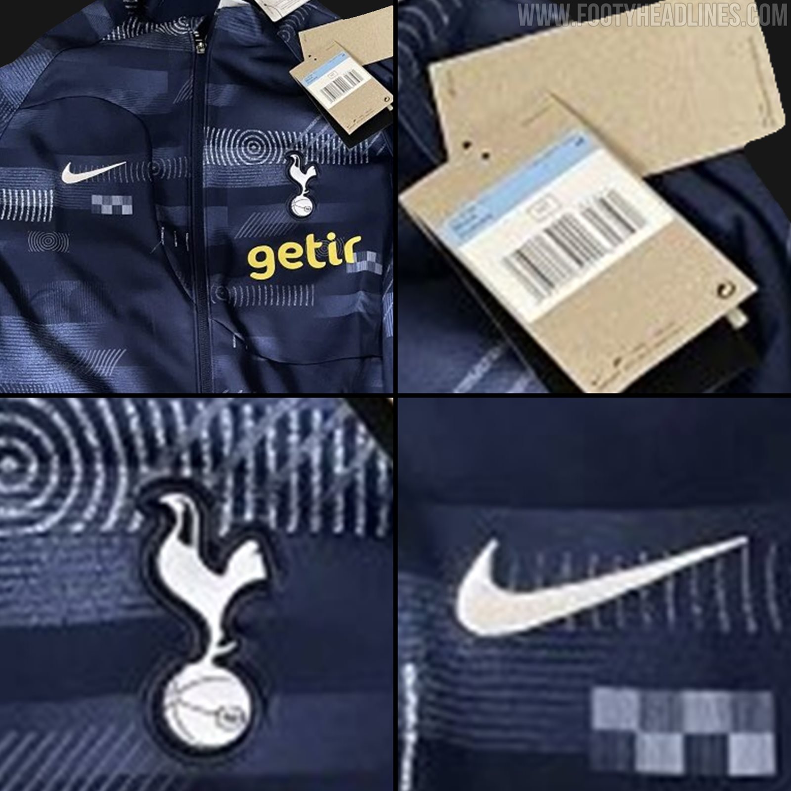 Tottenham Hotspur's 2022-23 home kit leaked, Nike Template revealed -  Cartilage Free Captain