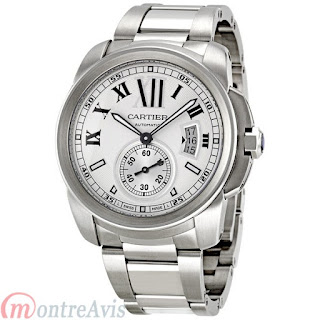 Réplique Cartier Caliber Cartier 42mm montre en acier inoxydable pour homme W7100015