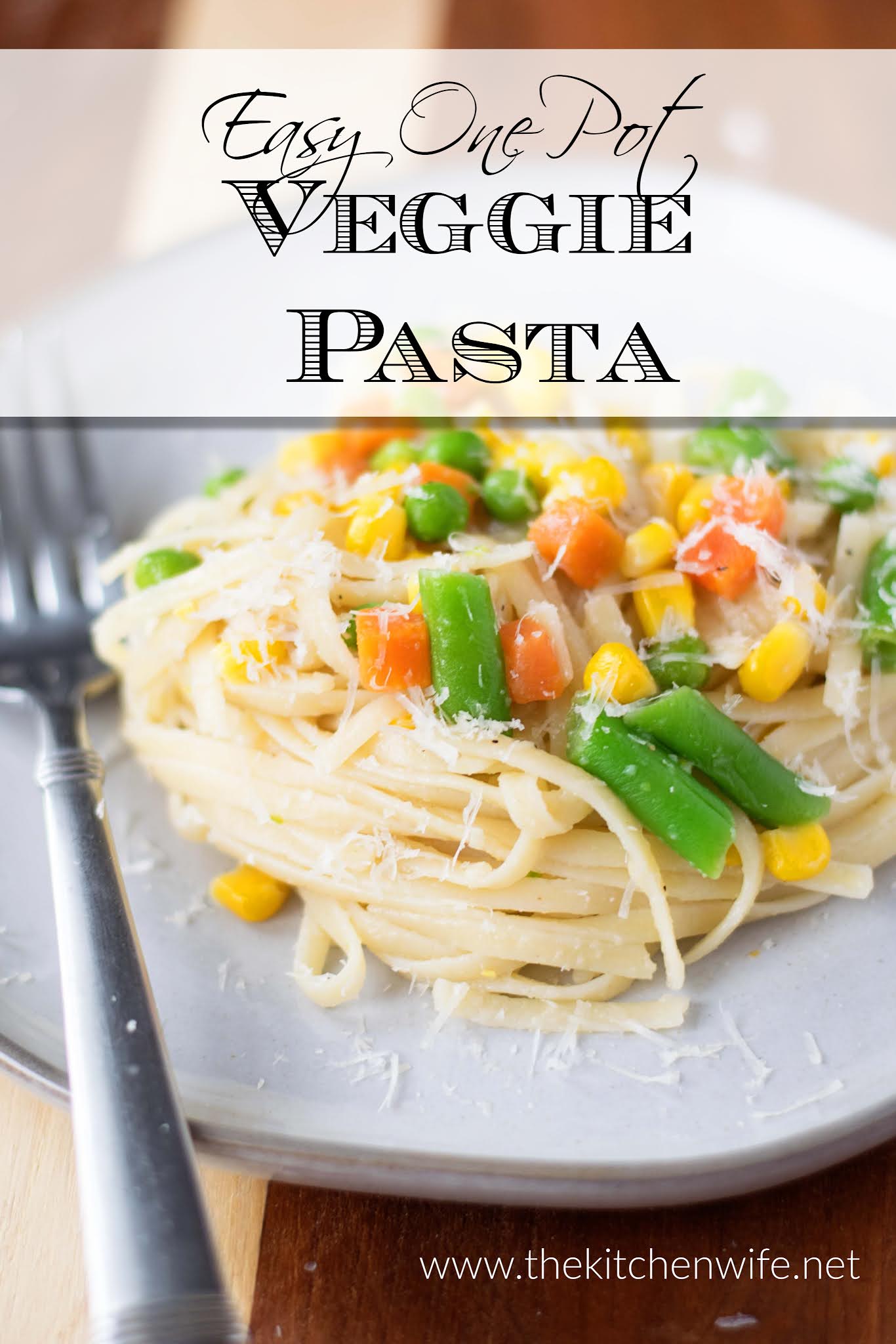 Easy One Pot Veggie Pasta Recipe