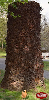 shoe pile used horseshoes