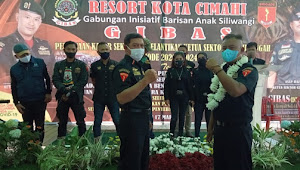 Ketua Resort Ormas Gibas Kota Cimahi Lantik Ketua Sektor Cimahi Tengah