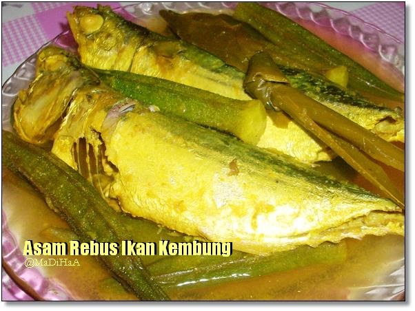 Dari Dapur MaDiHaA: Asam Rebus Ikan Kembung